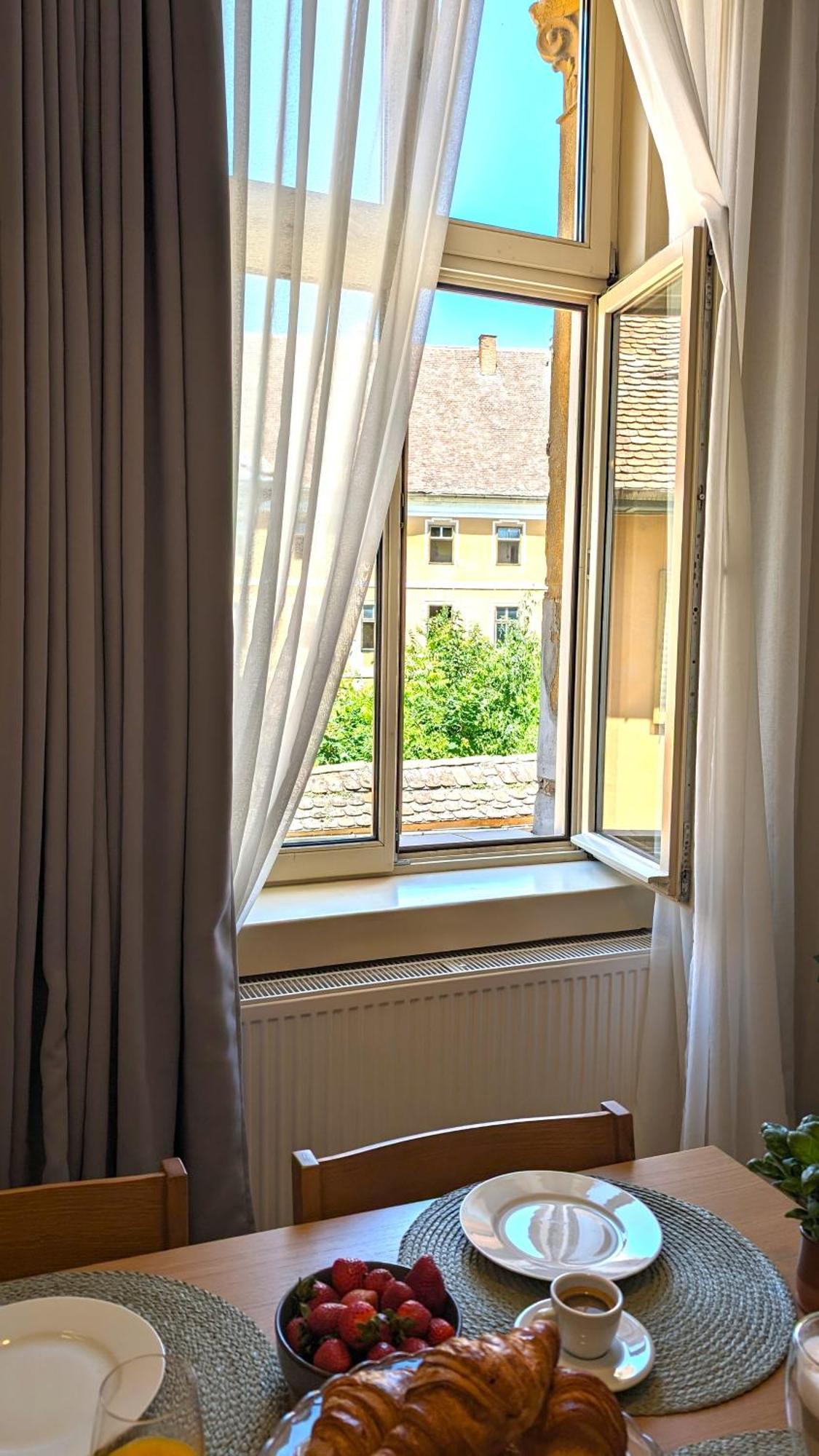 Apartment In Historic Center, Quiet Area, Ac Sibiu Ngoại thất bức ảnh